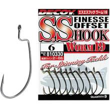 Набор крючков DECOY Worm19 S.S. Hook 01 9 шт (4989540810378)