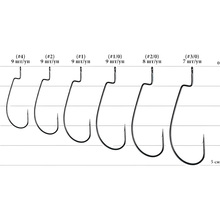 Набор крючков DECOY Worm15 Dream Hook 1/0 9 шт (4989540807323)