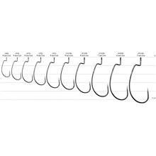 Набор крючков DECOY Worm17 Kg Hook 02 9 шт (4989540808009)