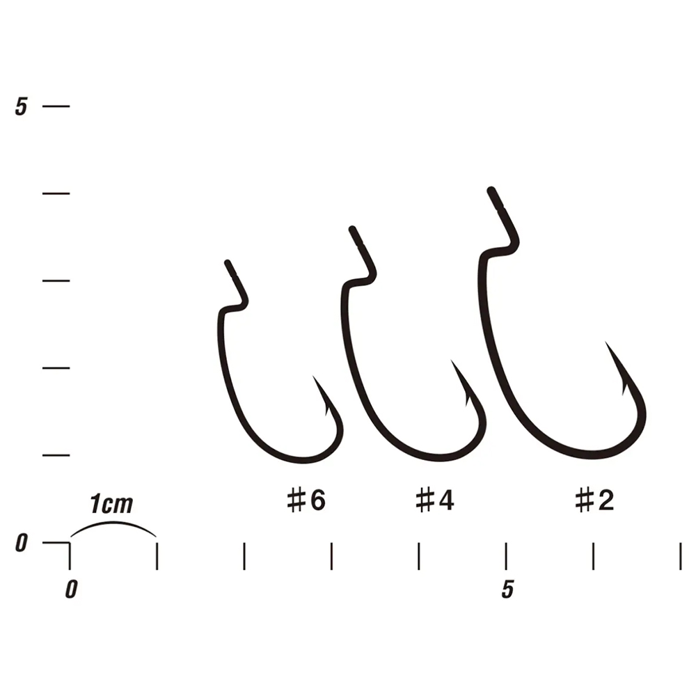 Гачок DECOY Worm27 Hyper Mini #04 9 шт (4989540826409) Вид одинарні