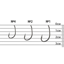 Набір гачків BRAIN Curve Shank #2 10 шт (1858.80.13)
