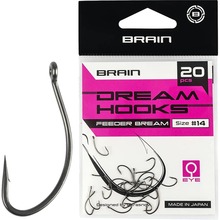 Набір гачків BRAIN Dream Hooks Feeder Bream #14 20 шт (1858.55.58)