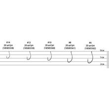 Набір гачків BRAIN Dream Hooks Feeder Bream #6 20 шт (1858.55.62)