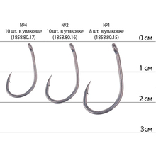 Набір гачків BRAIN Snagger #1 8 шт (1858.80.15)