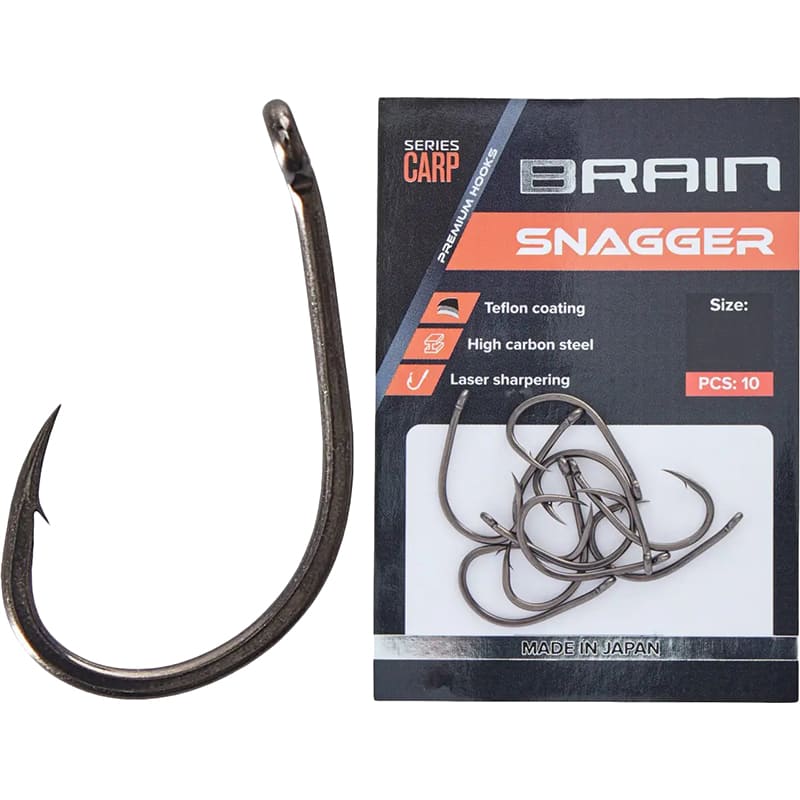 Набір гачків BRAIN Snagger #2 10 шт (1858.80.16)