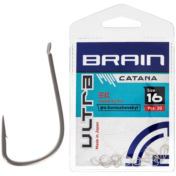 Набір гачків BRAIN Ultra Catana #16 20 шт (1858.52.36)