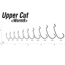 Набір гачків DECOY Worm9 Upper Cut 5/0 5 шт (4989540802083)