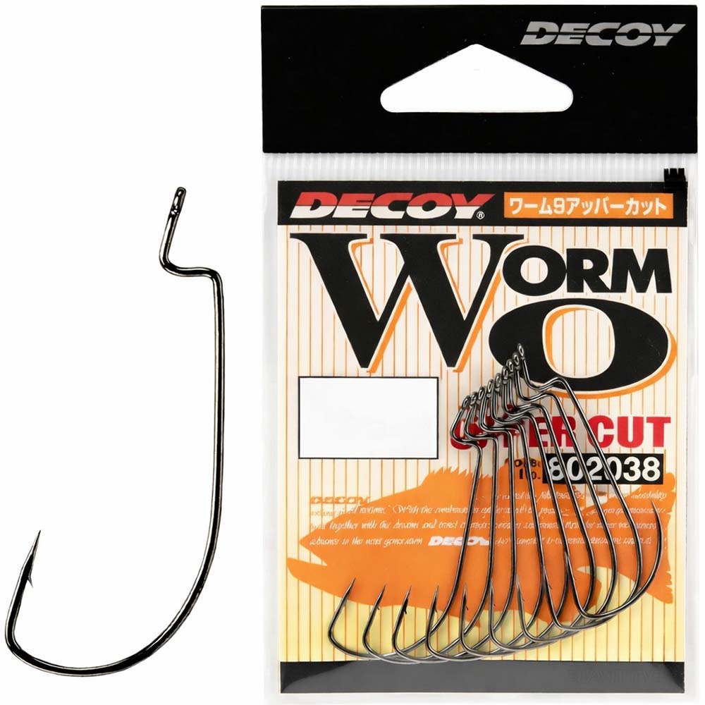 Набір гачків DECOY Worm9 Upper Cut 5/0 5 шт (4989540802083)