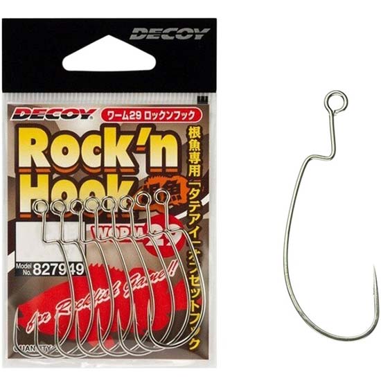 Набор крючков DECOY Worm29 Rockn Hook #01 9 шт (4989540827932)