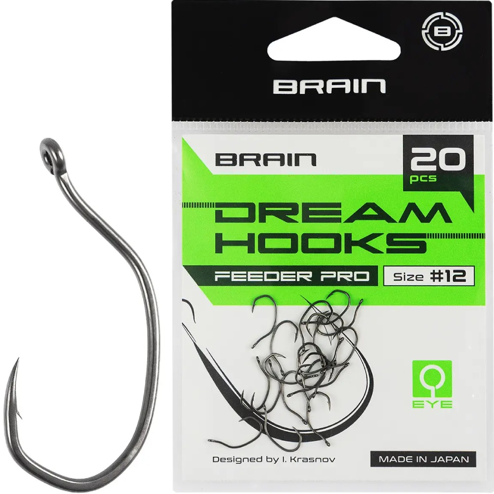 Набір гачків BRAIN Dream Hooks Feeder Pro №12 20 шт (1858.55.64)