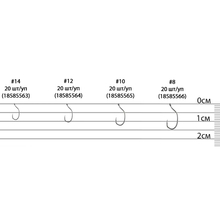 Набір гачків BRAIN Dream Hooks Feeder Pro №8 20 шт (1858.55.66)