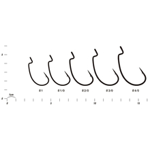 Набор крючков DECOY Worm13 Kg Hyper 3/0 5 шт (4989540811603)