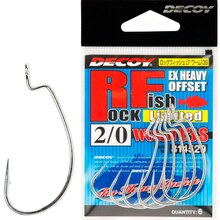 Набір гачків DECOY Worm13S Rock fish Limited 2/0 6 шт (4989540814529)