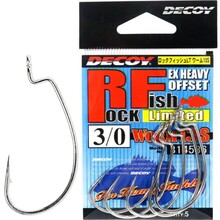Набор крючков DECOY Worm13S Rock fish Limited 3/0 5 шт (4989540814536)