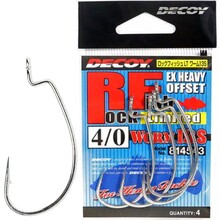 Набір гачків DECOY Worm13S Rock fish Limited 4/0 4 шт (4989540814543)