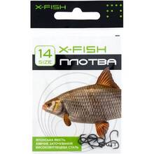 Набір гачків X-Fish Плітка #14 8 шт (D10150#14)