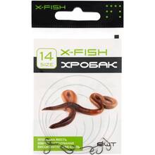 Гачок X-Fish Черв'як #14 8 шт (D10350#14)
