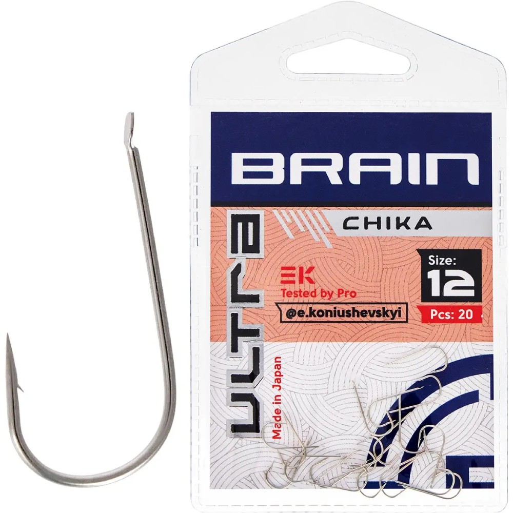 Гачок BRAIN Ultra Chika #12 20 шт (1858.52.64) Головка лопатка