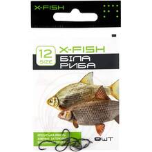 Набір гачків X-FISH Біла Риба #12 8 шт (F11201#12)