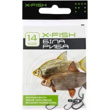 Набор крючков X-FISH Белая Рыба #14 8 шт (F11201#14)
