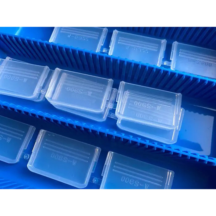 Коробка JACKALL 2300D Double Open Tackle Box M Blue (4525807197044) Тип коробки и органайзеры