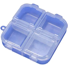 Коробка Meiho Square 4 case 66x66x18 мм Glear (1791.11.04)