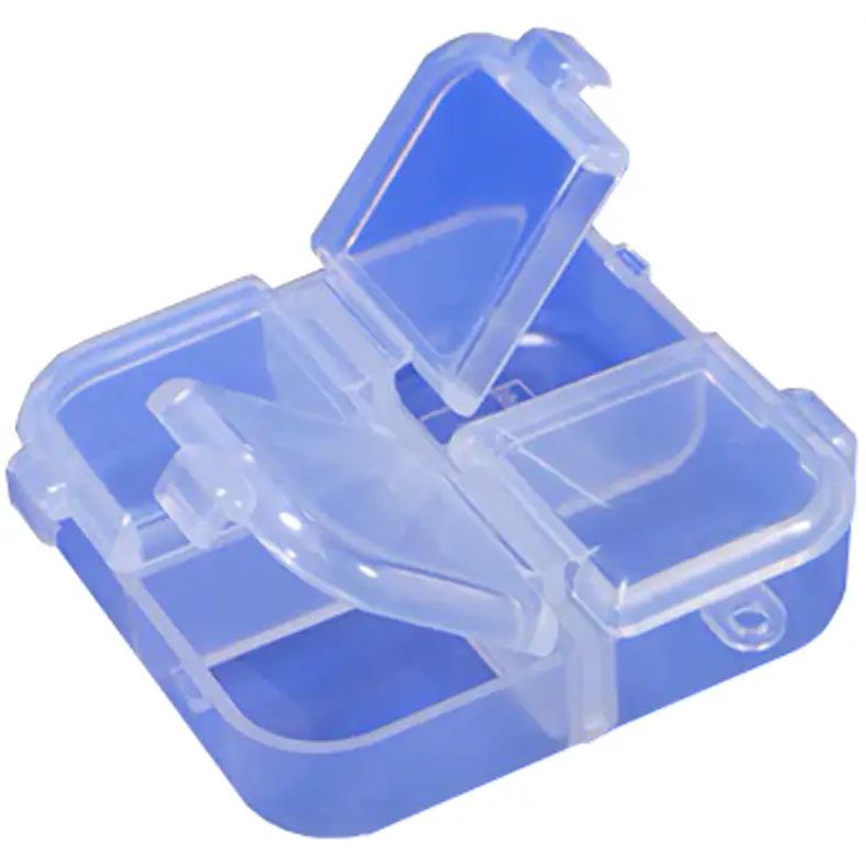 Зовнішній вигляд Коробка Meiho Square 4 case 66x66x18 мм Glear (1791.11.04)