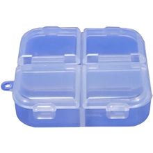 Коробка Meiho Square 4 case 66x66x18 мм Glear (1791.11.04)