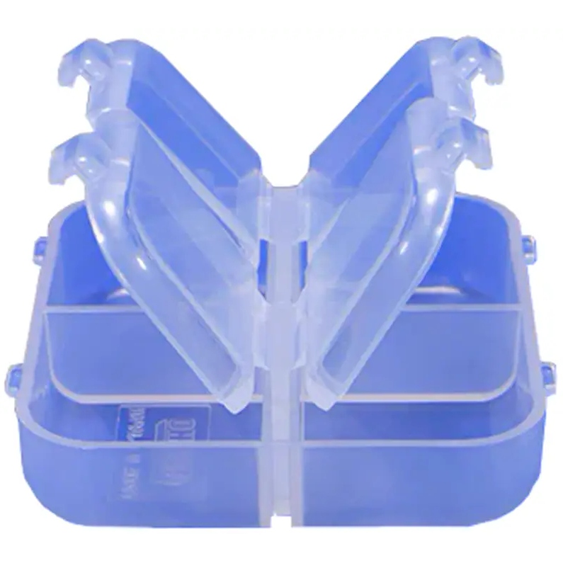 Коробка Meiho Square 4 case 66x66x18 мм Glear (1791.11.04) Висота 18