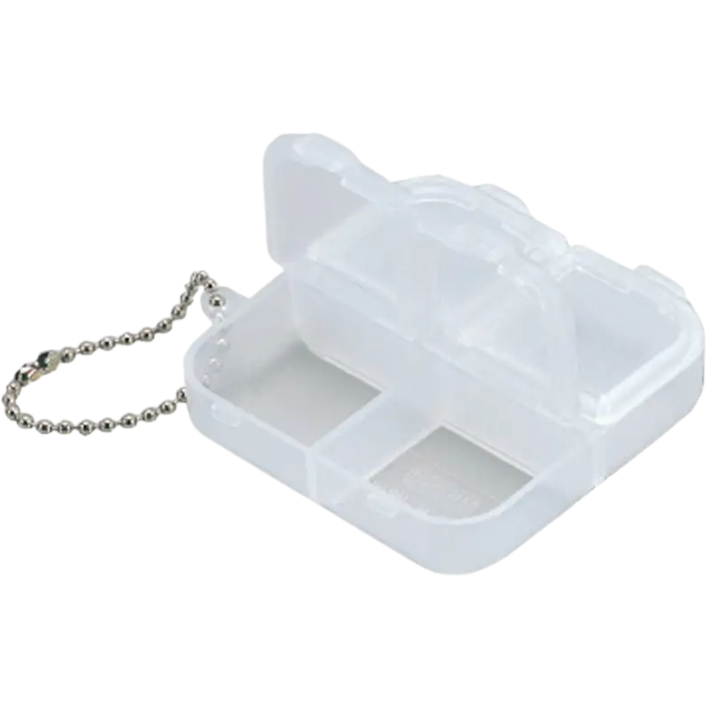 Коробка Meiho Square 4 case 66x66x18 мм Glear (1791.11.04) Тип коробки та органайзери