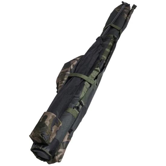 Чехол для удилищ PROLOGIC Avenger Padded Multi Sleeve 12' 2 Rod Green Camouflage (65078) Особенности для хранения двух двухчастных удилищ с катушкой длиной 360 см; 600D Rip- Stop водонепроницаемая ткань; мягкая набивка; антикоррозийные молнии HD и бегунки HI-VIZ