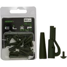 Безпечна кліпса BRAIN Lead Clip With Stopper 34 мм 10 шт Green (1858.24.99)