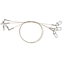 Повідець SAVAGE GEAR Raw49 Trace 20cm 0.27mm 7kg Swivel/Needle Snap 3 шт (54866)