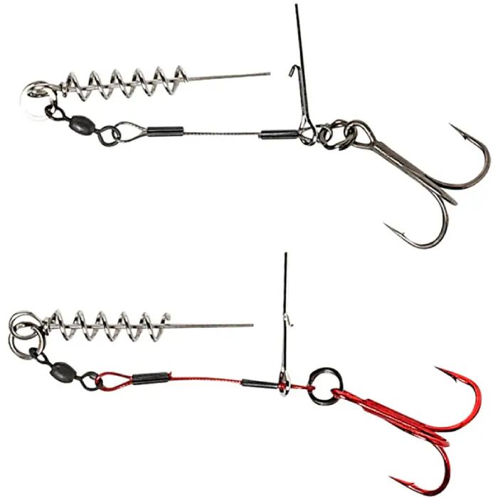 Повідець SAVAGE GEAR Carbon49 Corkscrew Stinger #3/0 2 шт (61768)