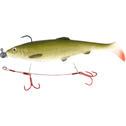 Оснащення SAVAGE GEAR Carbon49 Double Stinger #3/0 15cm 23kg 2 шт (54885) Тип повідці