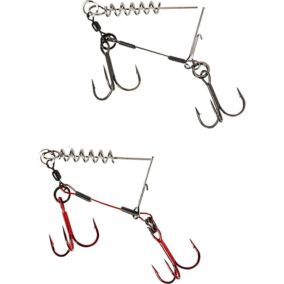 Повідець SAVAGE GEAR Carbon49 Corkscrew Stinger 2x #1 23 кг 2 шт (61761)