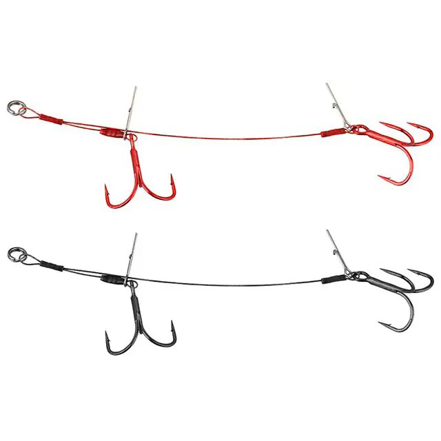 Повідець SAVAGE GEAR Carbon49 Double Stinger #1 10.5 см 16 кг 2 шт (54882)