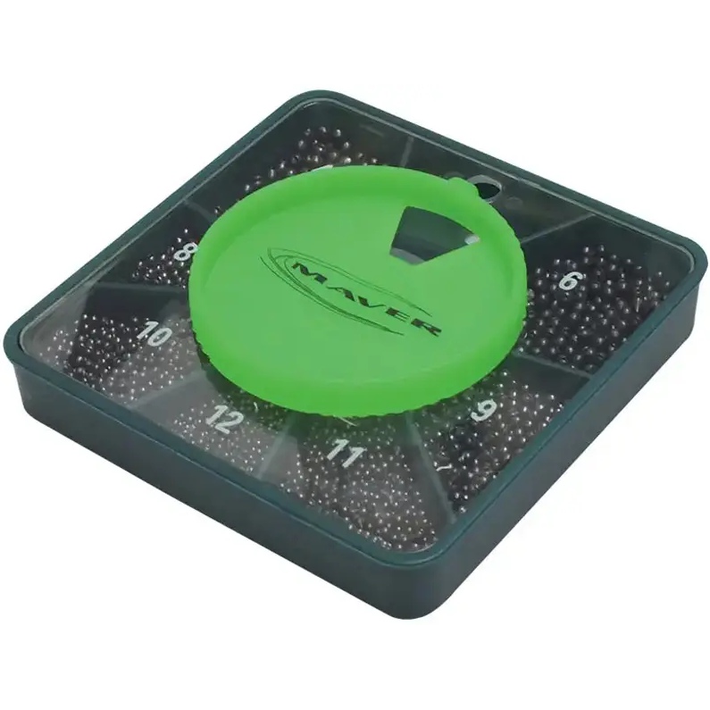 Набір грузил Maver Scatola Pallini Supercalibrati 250 г №4; 6; 8; 9 (00088001)