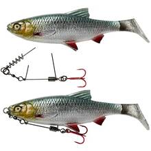 Набір повідків SAVAGE GEAR SS Corkscrew Stinger 3G 1X #1 35кг Red + BN 2 шт (72276)