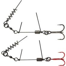 Набір повідків SAVAGE GEAR SS Corkscrew Stinger 3G 1X #1 35кг Red + BN 2 шт (72276)