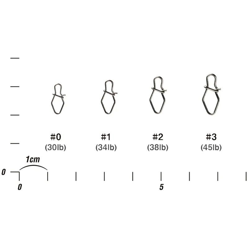 Набір застібок DECOY SN-2 V Snap #02 38lb 13 шт (4989540810934) Тип застібки