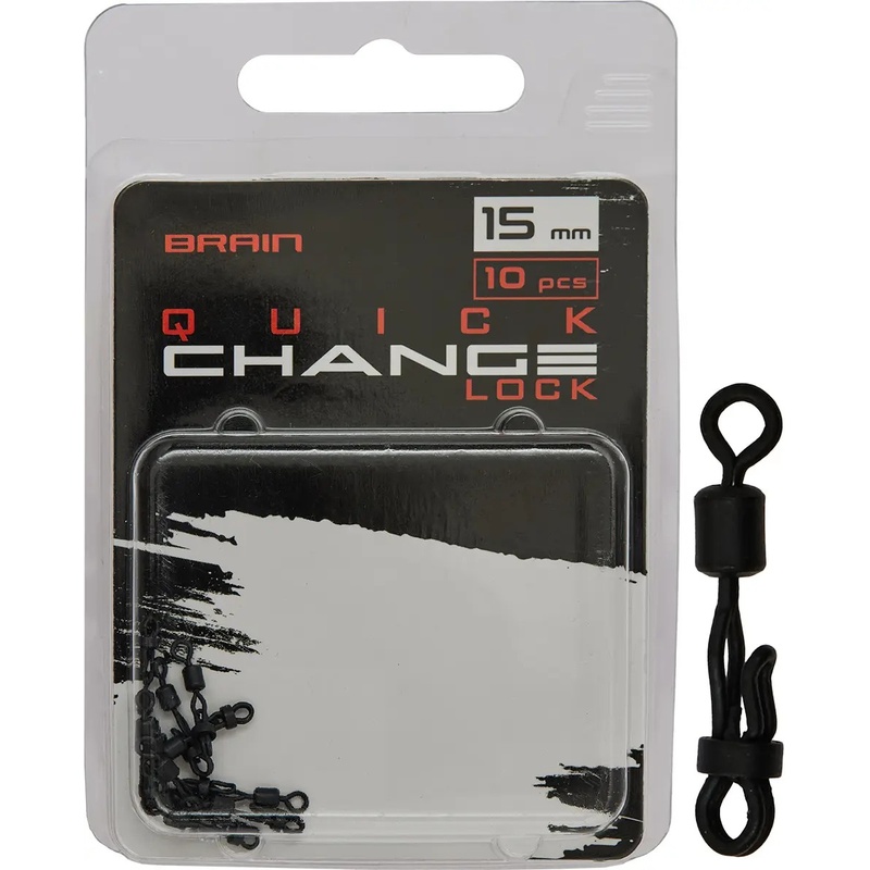 Вертлюжок BRAIN Quick Change Lock 15mm 10 шт SGCA-8030-15 (1858.24.66)