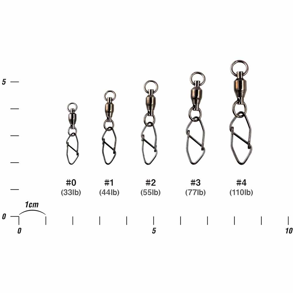 Вертлюжок із застібкою DECOY PR-11 Powerroll Snap 0 2 шт (4989540822357) Тип вертлюги
