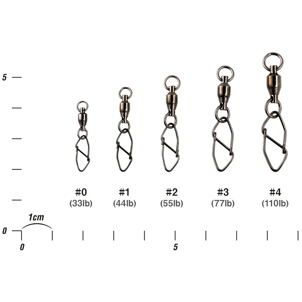Вертлюга DECOY PR-11 Powerroll Snap 04 2 шт (4989540822395) Тип вертлюги