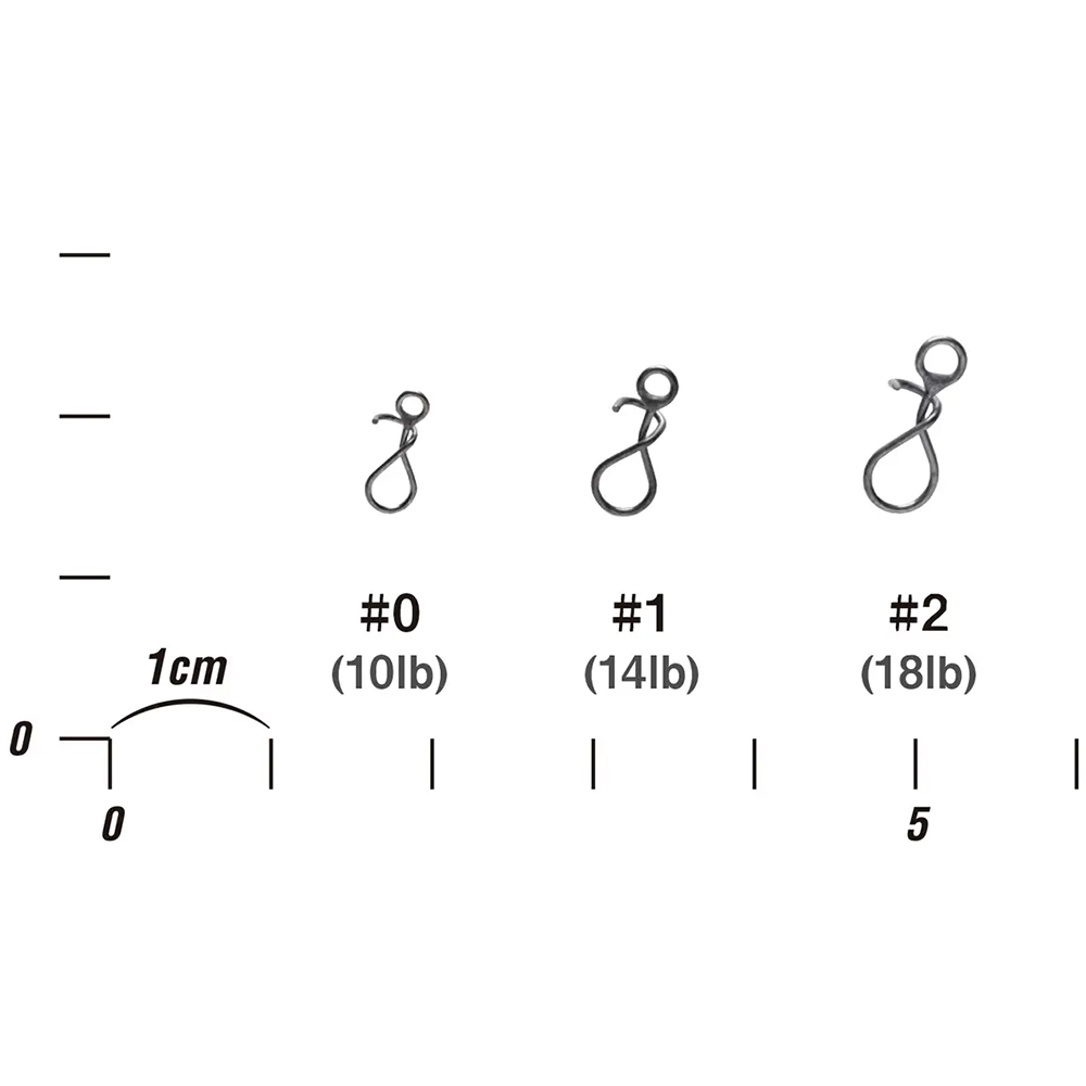Застібка DECOY SN-5 Spiral Snap #0 10lb 6 шт (4989540816578) Розривне навантаження 4.54