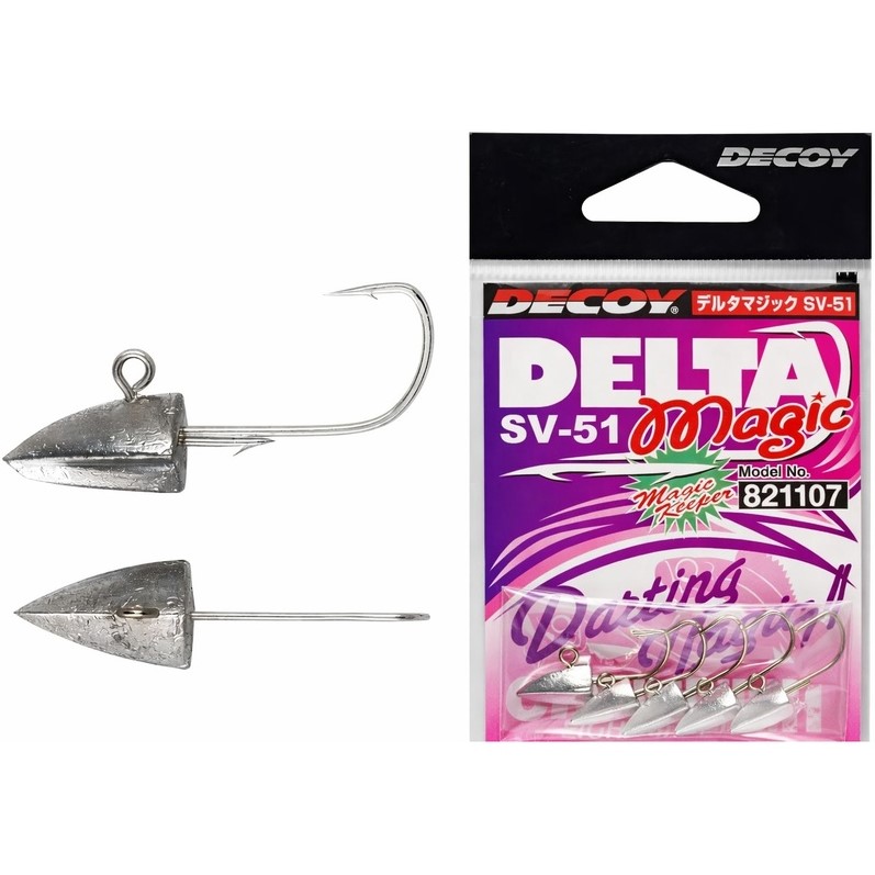 Набір джиг-головок DECOY SV-51 Delta Magic #04 2.5g 5 шт (4989540821121)