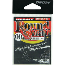 Застежка DECOY Застібка SN-1 Round Snap #00 18lb 13 шт (4989540810408)