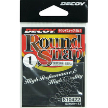 Застежка DECOY Застібка SN-1 Round Snap #1 22lb 13 шт (4989540810422)