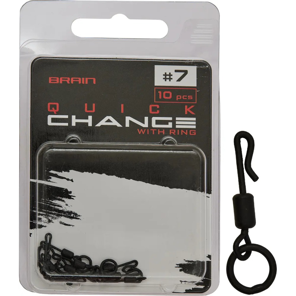 Вертлюжок BRAIN Quick Change With Ring #7 10 шт SGCA-8021-7 (1858.24.67)