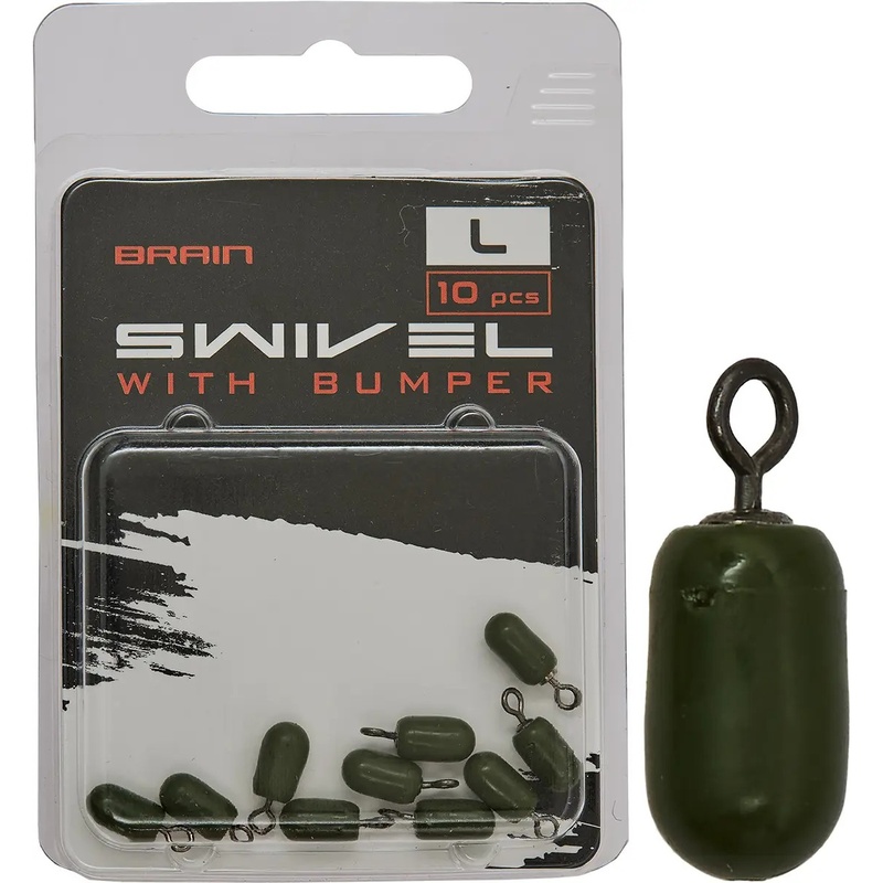 Вертлюг BRAIN Swivel With Bumper L 10 шт SGXA-9292L (1858.24.94)